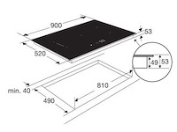 Pelgrim ika7094 inbouw inductiekookplaat - afbeelding 2 van  5