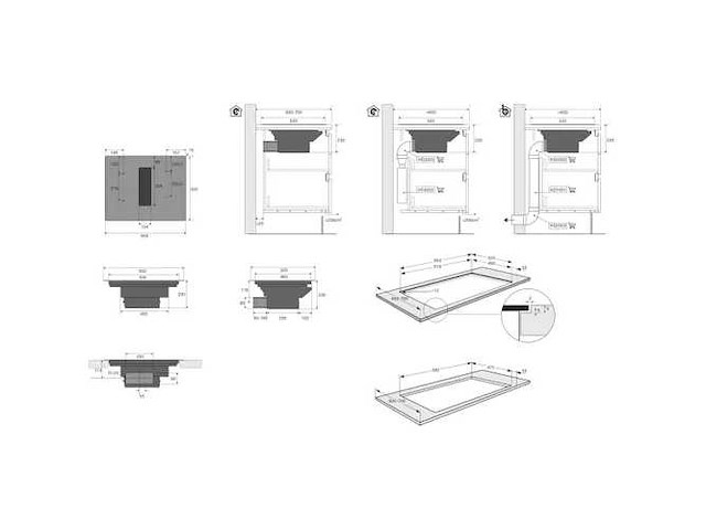Pelgrim ikr3063f inbouw inductiekookplaat met geïntegreerde afzuiging - afbeelding 2 van  3