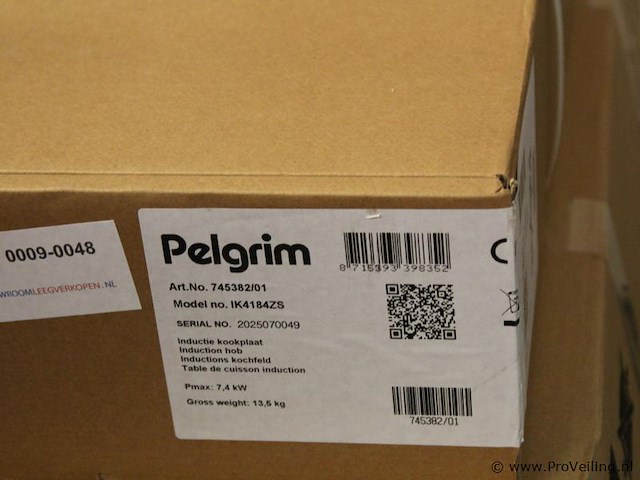 Pelgrim inductiekookplaat ik4184zs - afbeelding 2 van  2