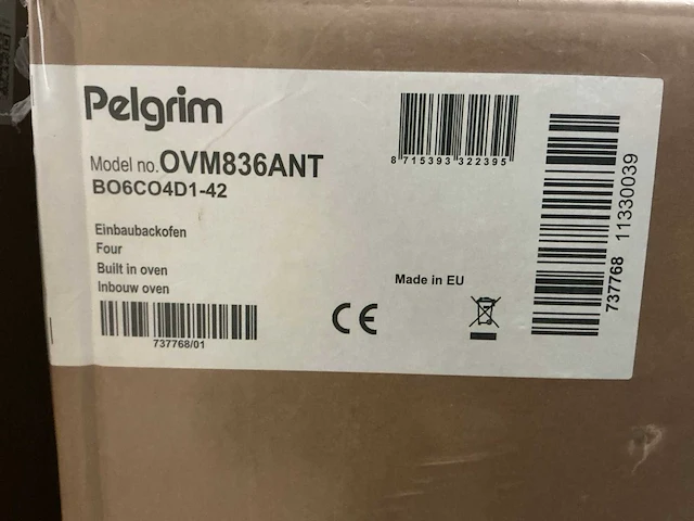 Pelgrim ovm836ant inbouw oven - afbeelding 6 van  6