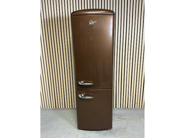 Pelgrim pkv188bruip01 vrijstaande retro koel-vries combinatie - afbeelding 4 van  11