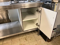 Pelgrim rvs werktafel met fornuis - afbeelding 1 van  2