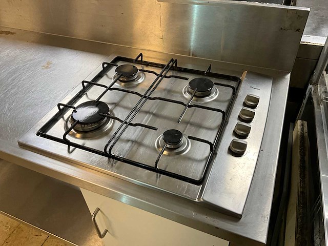 Pelgrim rvs werktafel met fornuis - afbeelding 4 van  10