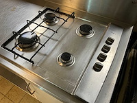 Pelgrim rvs werktafel met fornuis - afbeelding 5 van  10