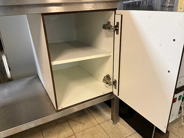 Pelgrim rvs werktafel met fornuis - afbeelding 8 van  10