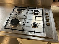 Pelgrim rvs werktafel met fornuis - afbeelding 3 van  7