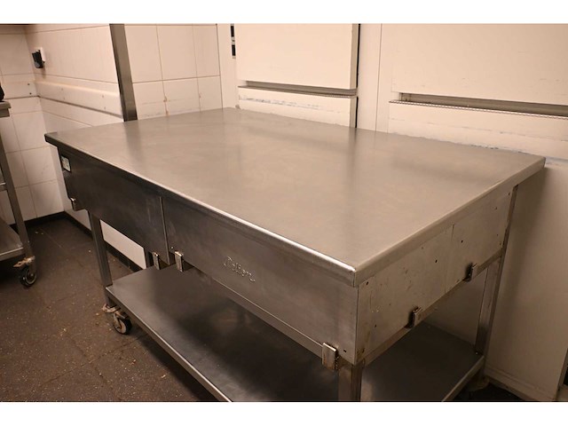 Pelion mobiele rvs werkbank - afbeelding 3 van  4