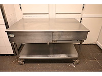 Pelion mobiele rvs werkbank - afbeelding 4 van  4
