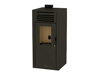 Pelletkachel - bronpi - adel - vrijstaand zwart - afbeelding 2 van  4