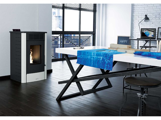 Pelletkachel - bronpi - rita - grijs - afbeelding 2 van  3