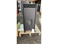 Pelletkachel - bronpi, free-6 zwart - zonder elektra - afbeelding 1 van  4