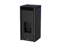 Pelletkachel - bronpi, free-6 zwart - zonder elektra - afbeelding 2 van  4