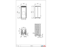 Pelletkachel - bronpi, free-6 zwart - zonder elektra - afbeelding 3 van  4