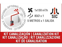 Pelletkachel bronpi, kira wit vrijstaand, wit - afbeelding 3 van  3