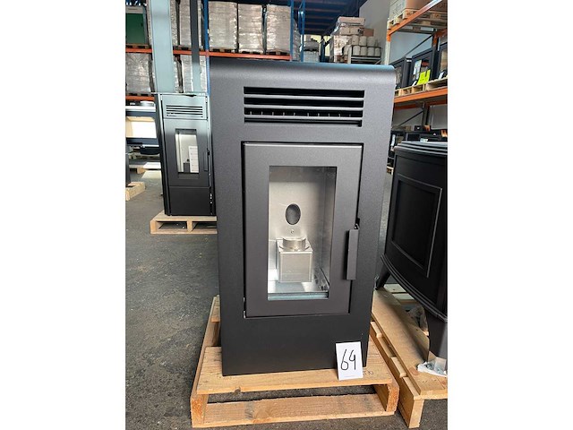 Pelletkachel extra stove, eset70 ii - vrijstaand - afbeelding 1 van  2