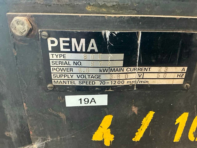 Pema / esab 80 t zelfinstellende lasrolstelling – 80 ton – 6,6 kw - afbeelding 34 van  40