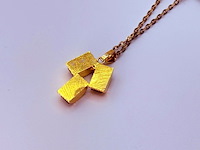 Pendant collier '' black abelone nacre'' - afbeelding 4 van  6