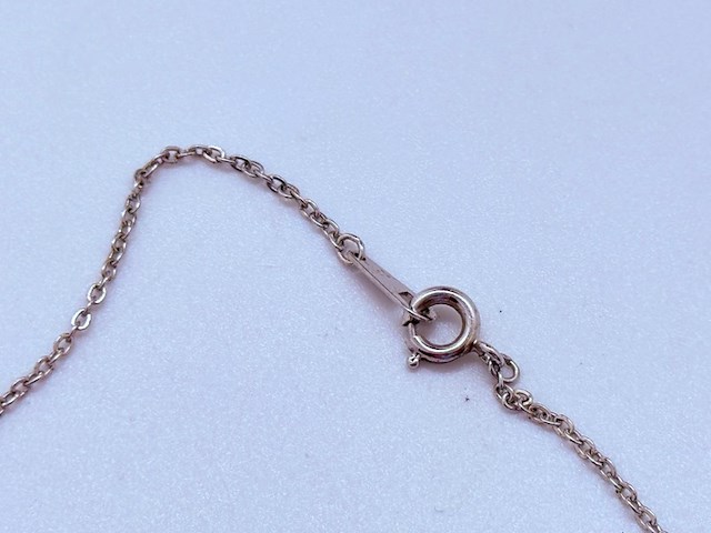 Pendant collier met blauwe akoya parel - afbeelding 5 van  6