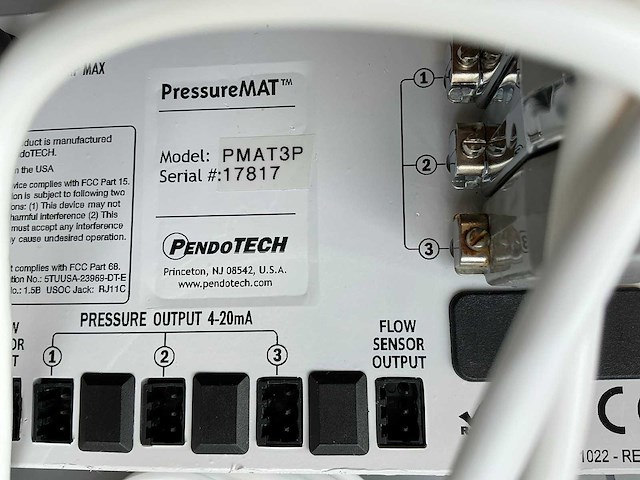 Pendotech pressuremat 3a bio processing sensor monitor (2x) - afbeelding 8 van  10
