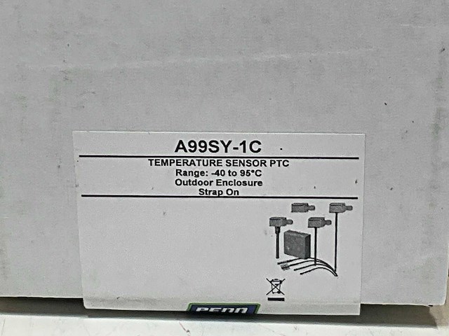 Penn a99sy-1c temp sensor -40/+60 ptc klemband - afbeelding 5 van  5