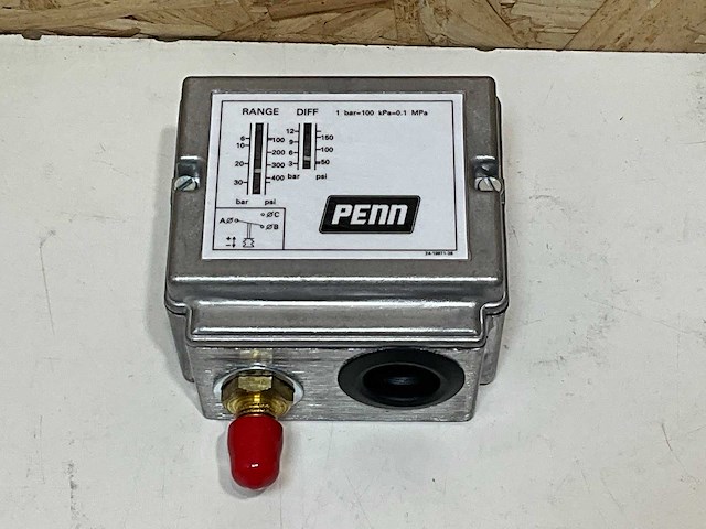 Penn p77aaa-9350 pressostaat 3-30 bar diff 3 5-12 bar style 5 ped - afbeelding 3 van  9