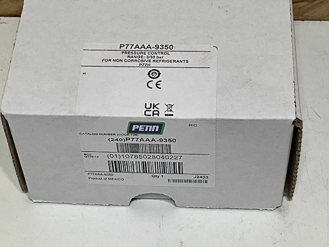Penn p77aaa-9350 pressostaat 3-30 bar diff 3 5-12 bar style 5 ped - afbeelding 9 van  9