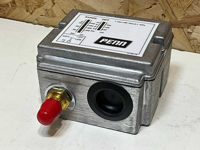 Penn p77aaa-9350 pressostaat 3-30 bar diff 3 5-12 bar style 5 ped - afbeelding 2 van  9