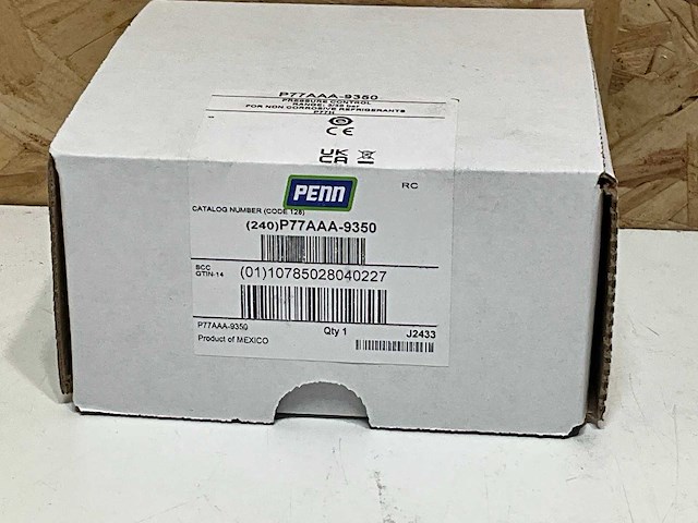 Penn p77aaa-9350 pressostaat 3-30 bar diff 3 5-12 bar style 5 ped - afbeelding 8 van  9