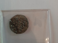 Penning chlotarius, dorestad, munt, 14e eeuw - afbeelding 5 van  6