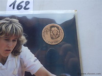 Penning steffi graf met gesigneerde foto - afbeelding 2 van  4