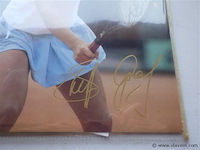 Penning steffi graf met gesigneerde foto - afbeelding 3 van  4