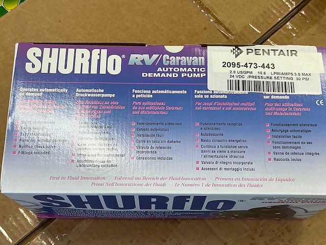 Pentair shurflow waterpomp ( 24 volt dc ) - afbeelding 3 van  3