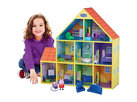 Peppa pig groot houten speelhuis - afbeelding 2 van  4