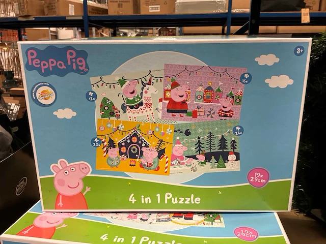 Peppa pig puzzel (19x) - afbeelding 1 van  2