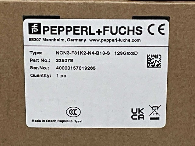 Pepperl+fuchs ncn3-f31k2-n4 inducatieve sensor - afbeelding 3 van  3