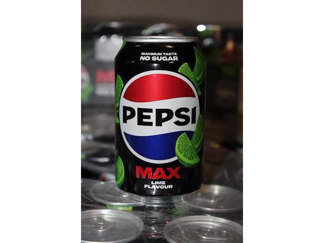 Pepsi cola max lime. 96 trays a 24 blikken 0,33l. totaal 2304 blikken. tht 12-25. bod is inclusief 345,60 e... - afbeelding 3 van  3