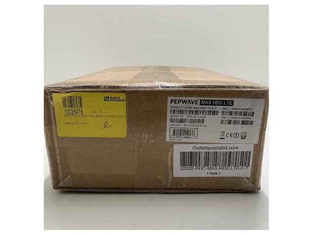 Pepwave dual 4g lte mobile router - max-hd2-lte-e-t - afbeelding 3 van  9