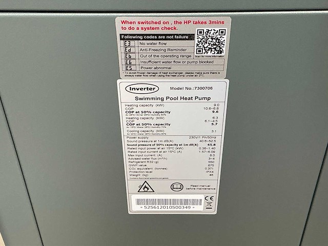 Peraqua smart eco inverter sei9 warmtepomp - afbeelding 5 van  5