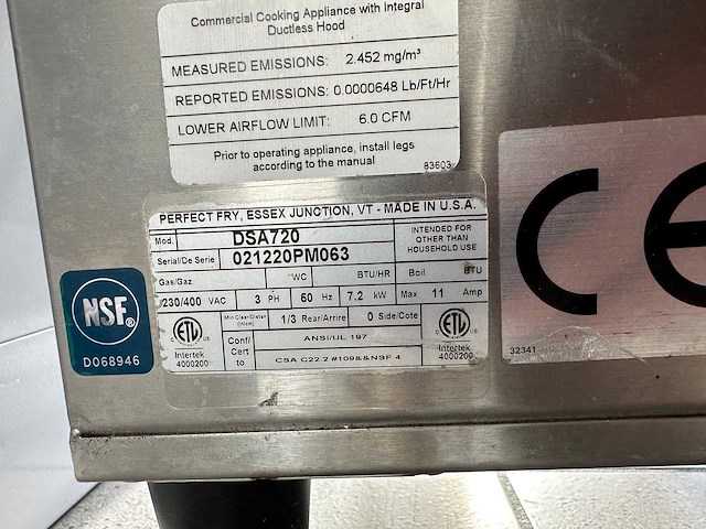 Perfect fry dsa720 friteuse - afbeelding 2 van  7