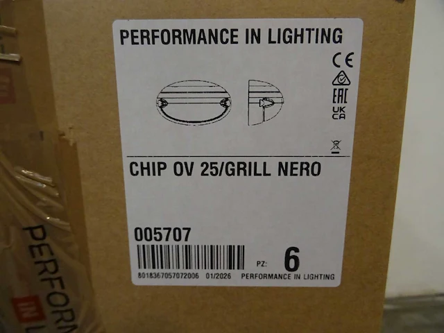 Performance in lighting - chip ov 25/grill nero - buitenarmatuur (24x) - afbeelding 3 van  3