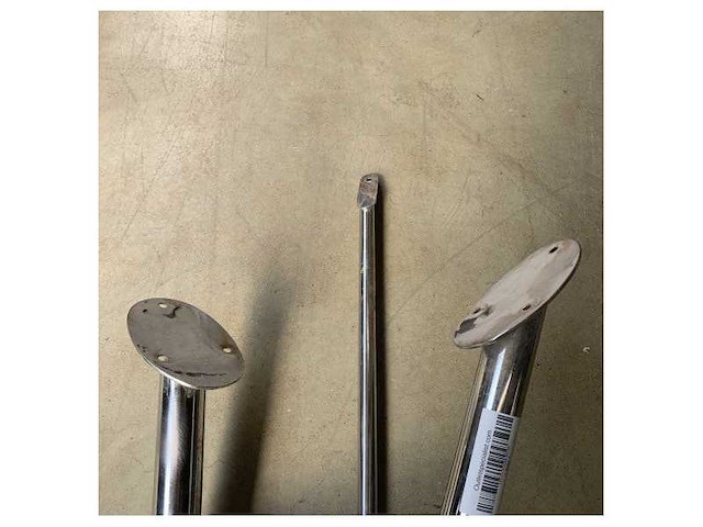 Performance stainless steel bowsprit with anchor rol - l380 mm - afbeelding 6 van  10