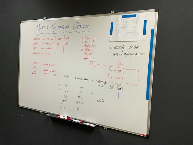 Pergamy magnetisch whiteboard - afbeelding 1 van  4