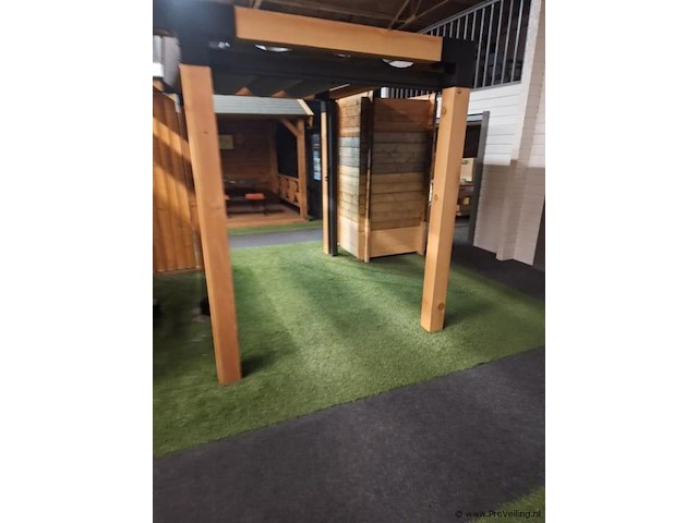 Pergola met roldoek - 310x280x235 cm - afbeelding 2 van  7