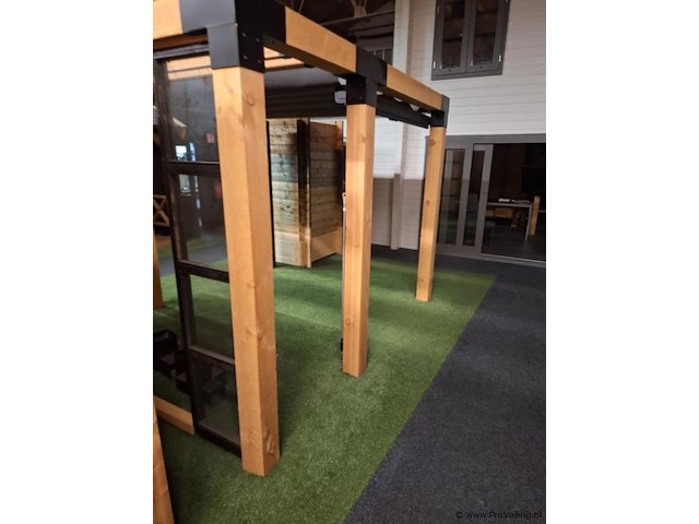 Pergola met roldoek - 400x200cm - afbeelding 1 van  7