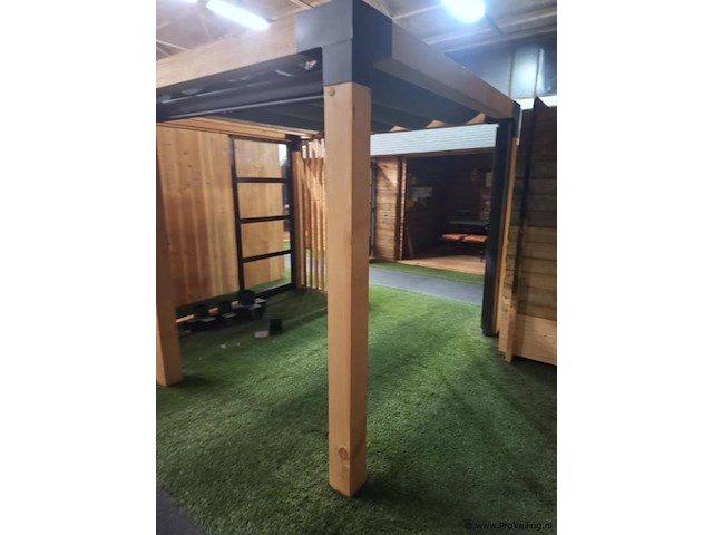 Pergola met roldoek - 400x200cm - afbeelding 4 van  7