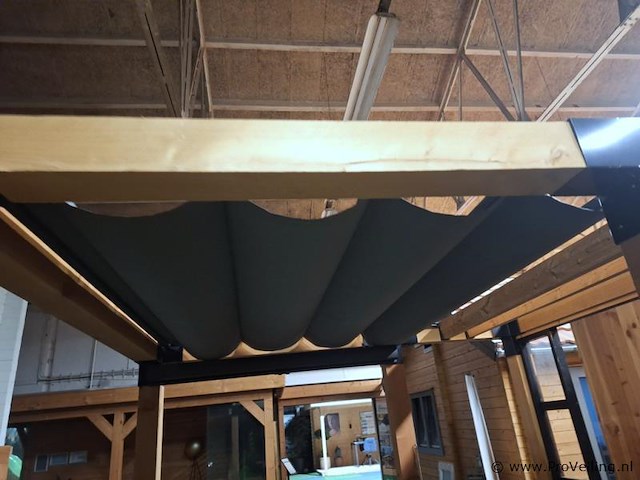 Pergola met roldoek - 400x200cm - afbeelding 7 van  7