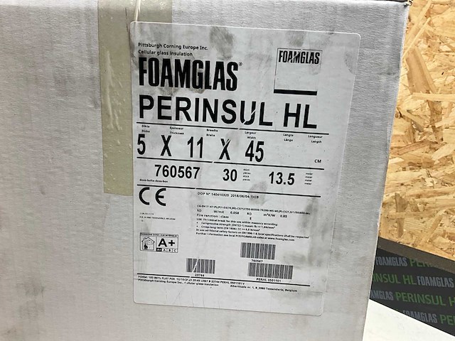 Perinsul foamglas 5x11x45cm (30x) - afbeelding 5 van  6