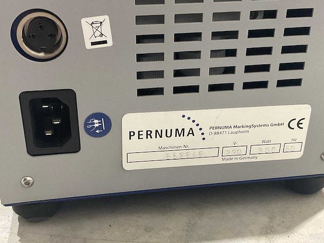 Pernuma - preegstempel machine - afbeelding 10 van  11