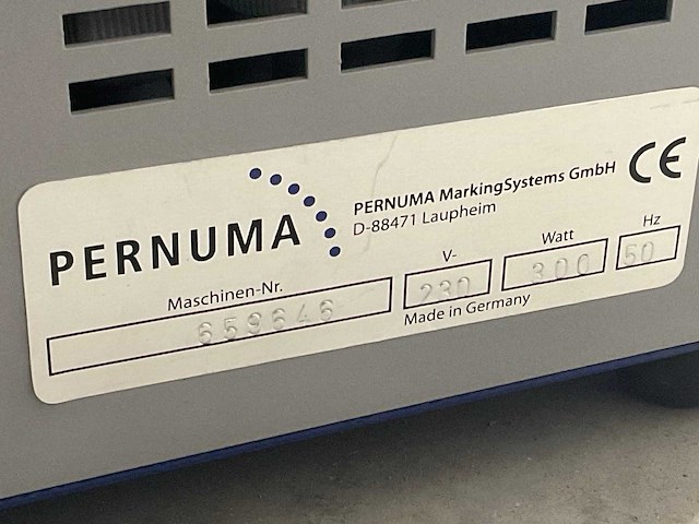 Pernuma - preegstempel machine - afbeelding 11 van  11