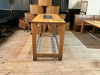 Peroni eikenhouten statafel met ijsbak - afbeelding 3 van  8